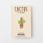 Cactus Enamel Pin Badge, thumbnail 1 of 4