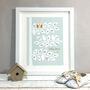 Owl Tree Personalised Baby Shower Guest Book Print, thumbnail 1 of 5