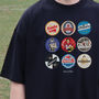 Formula One Legends Beer Mat Oversized T Shirt, thumbnail 9 of 10
