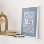 Personalised 40th Birthday Word Art Gift, thumbnail 6 of 10