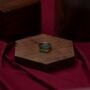 Malachite Green Stone Signet Ring, thumbnail 7 of 9