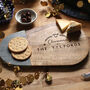 Personalised Christmas Wood And Slate Cheese Board, thumbnail 2 of 7