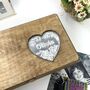 Personalised Heart Name Wooden Memory Box, thumbnail 4 of 12