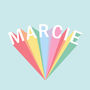 Personalised Rainbow Name Typography Print, thumbnail 2 of 3