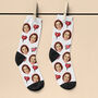 Personalised Valentine Face Socks, thumbnail 1 of 7