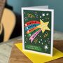 Daddy I/We Love You Shooting Star Card, thumbnail 1 of 6