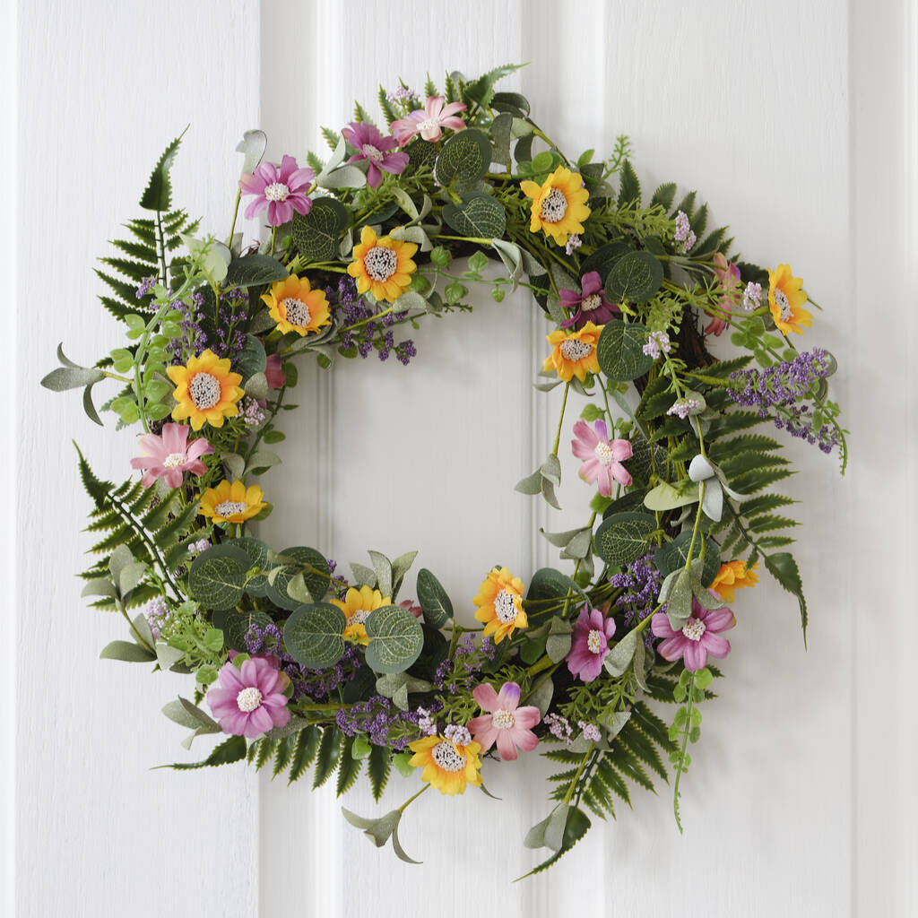 Spring Floral Wreath, 1 of 4