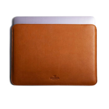 Slim Leather Macbook Sleeve Case, 2 of 12