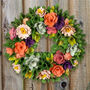 Personalised Garden Flowers Wreath, thumbnail 3 of 5