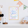 Personalised Amazing Floral Christening Print, thumbnail 7 of 12