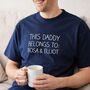 Men's Personalised Daddy T Shirt, thumbnail 1 of 12