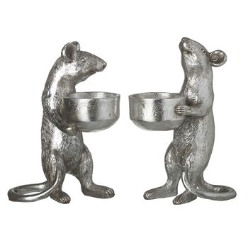 Pair Of Sweet Mice Candle Holders, 4 of 7