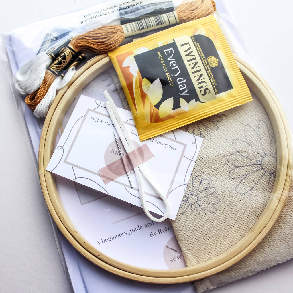 Daisy Embroidery Kit By Oh Sew Cute By Robyn