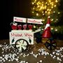 Santa With Mulled Wine Cart Christmas Decoration, thumbnail 1 of 2