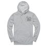 Personalised Soul Mate Unisex Hoodie With Initial On Sleeve, thumbnail 9 of 12