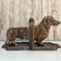 Dachshund Dog Bookends Sausage Dog Ornament Book Holder, thumbnail 9 of 9
