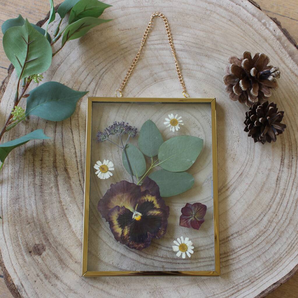 Pressed Flower Metal Frame By Luna And Wild 