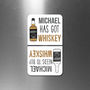 Personalised 'Got Whiskey' 'Need Whiskey' Flip Magnet, thumbnail 2 of 2