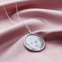 Sterling Silver Round Glass Locket Necklace, thumbnail 5 of 9