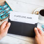 Valentines Day Coffee Gift With Personalised Note, thumbnail 1 of 8