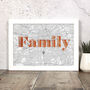Personalised Home / Love / Family Map Print With Foil, thumbnail 6 of 7
