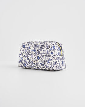Blue Ditsy Pouch Small, 4 of 7