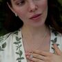 Sterling Silver Four Leaf Clover Charm Necklace, thumbnail 3 of 7