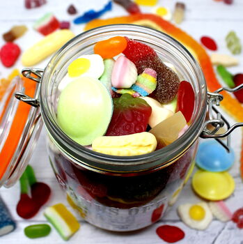 'Fortnite Snacks' Personalised Retro Sweets Jar, 3 of 3