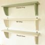Vintage Painted Wooden Shelves, thumbnail 3 of 5