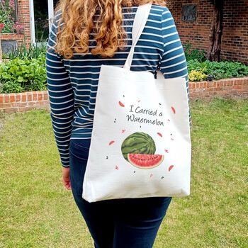 I Carried A Watermelon Tote Bag, 6 of 6