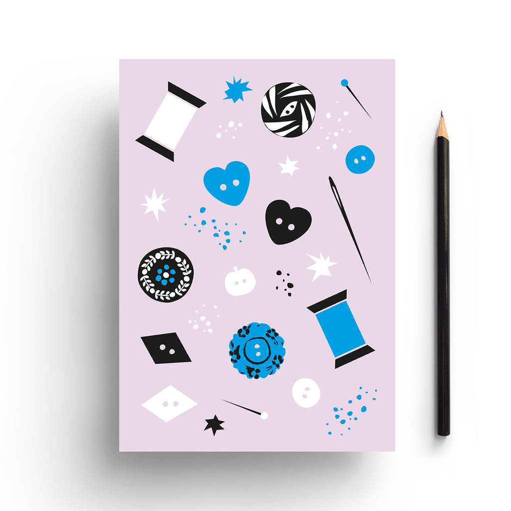 Sewing Notebook By Oh Hello! Studio | notonthehighstreet.com