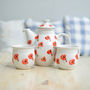 Handmade Poppy Tea Cup, thumbnail 3 of 3