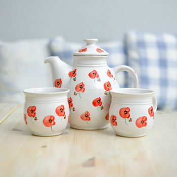 Handmade Poppy Tea Cup, 3 of 3