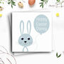 Personalised Hoppy Easter Bunny Card, thumbnail 2 of 5
