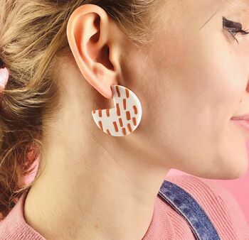 Polymer Clay Earring Making Kit Statement Hoops, 9 of 12