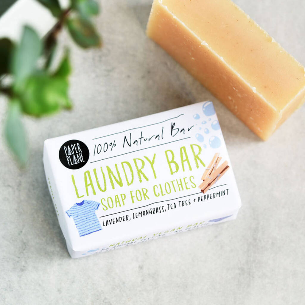 100% Natural Laundry Soap Bar Vegan And Plastic Free, 1 of 5