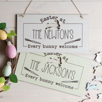 Personalised Easter At Family Sign, 2 of 5