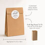 Sweet Wedding Favour Bag Stickers, thumbnail 2 of 9