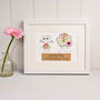 Personalised Christening Embroidered Artwork, thumbnail 7 of 7