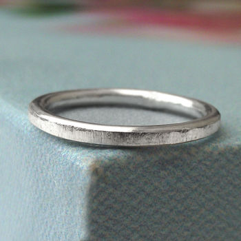 Sterling Silver Texture Ring, 2 of 8