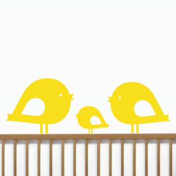 Bird Family Wall Stickers, 4 of 8