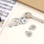 Gift For Musicians Treble Clef Keyring, thumbnail 4 of 7