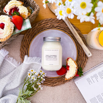 Farmhouse Strawberry Vanilla Tart Candle, 2 of 3