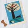 Basset Hound Dog Card, thumbnail 1 of 2