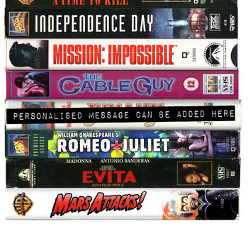 30th Birthday Gift Films Of 1996 Personalised Print, 4 of 9