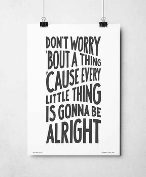 Don’t Worry About A Thing Print, 10 of 11