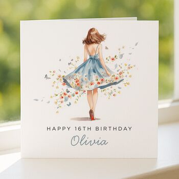16th Birthday Card For Her Personalised, 4 of 7