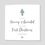 1st Christmas Card Nanny And Grandad, thumbnail 2 of 4