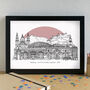 Salzburg Skyline Travel Art Print Unframed, thumbnail 3 of 6