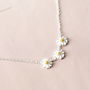 Sterling Silver Daisy Chain Necklace, thumbnail 3 of 3